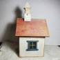 Patriotic Schoolhouse Birdhouse Rustic Great 4th of July School House OA3B03