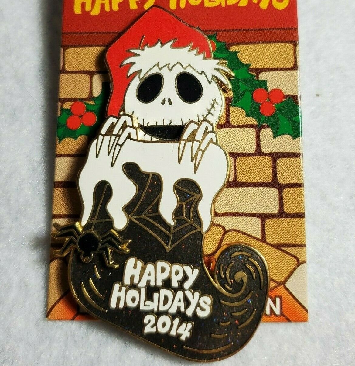 Disney Jack Skellington Nightmare Before Christmas NBC Pin Stocking Slider 2014