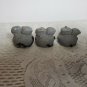 Primitive Looking Vintage Hand Made Mouse Heads 1 1/2" each OA3B19