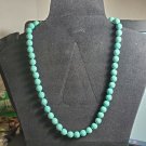 Necklace Strung Turquoise Beads Beaded USA SHIPPER 18" Spring Clasp ODJB01 13