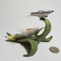 Enesco Porcelain Flower & Butterfly Figurine Decorative 1980s Taiwan 3" OC4A11