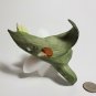 Enesco Porcelain Flower & Butterfly Figurine Decorative 1980s Taiwan 3" OC4A11
