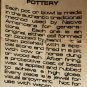 Vintage Signed Primitive Pit Fired Pottery by Joy Ramirez Artisan Chip OA3C09