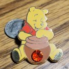Disney Winnie the Pooh Lapel Pin Birthstone 12 Months of Magic Garnet January