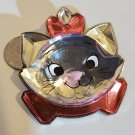 Disney Pin Aristocats Marie Cat Clear and Pink Acrylic Silver Back WDW LR OB2A11