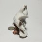Lefton Bisque Finish Porcelain Doves on Branch 2 1/4" H Malaysia Import OC4A12