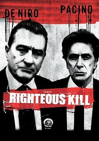DVD Righteous Kill De Niro Pacino NYPD Widescreen w Commentary Dolby 5.1 OC4A17