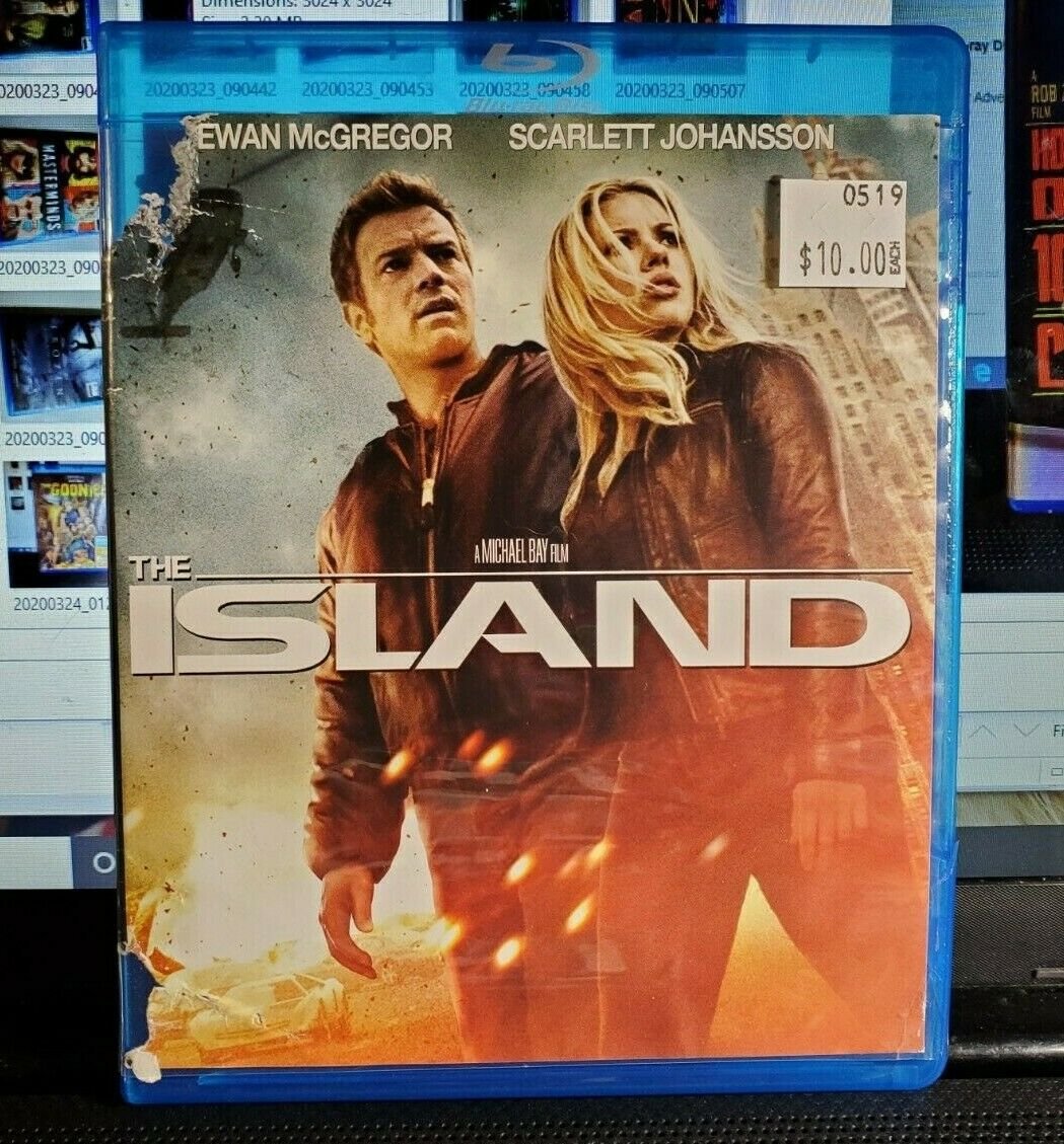 Bluray The Island Ewan McGregor Scarlett Johansson Steve Buscemi WS DTS OD3A19
