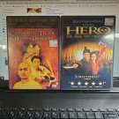 Martial Arts DVD Combo Hero + Crouching Tiger Hidden Dragon Jet Li Chow Yun Fat