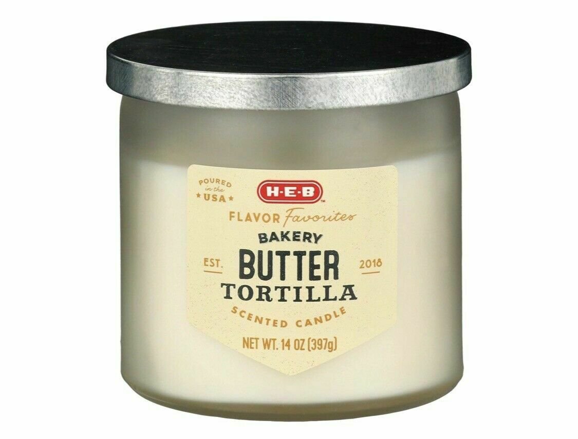 HEB Flavor Favorites Butter Tortilla Scented Candle 14 oz