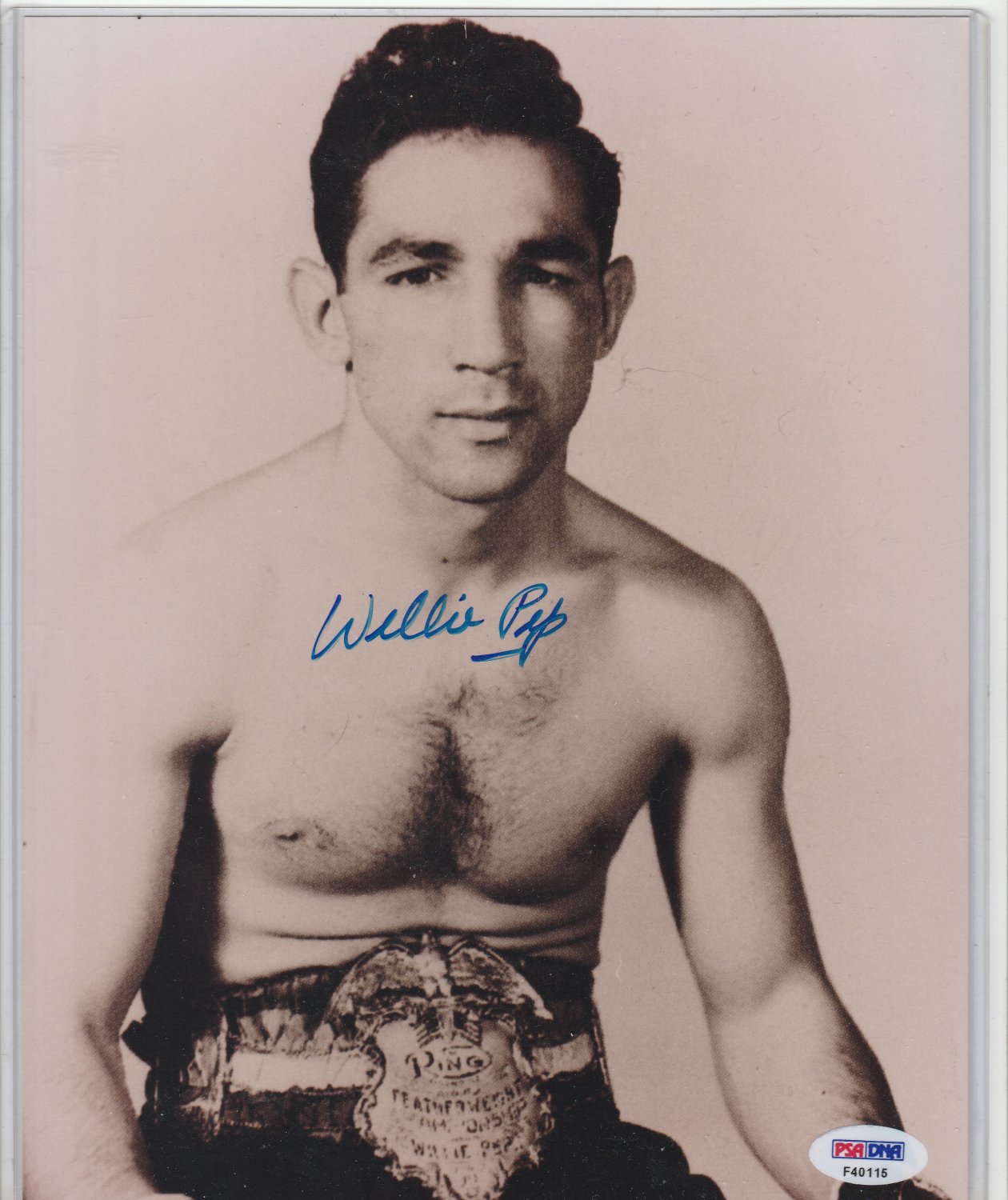 Willie Pep PSA