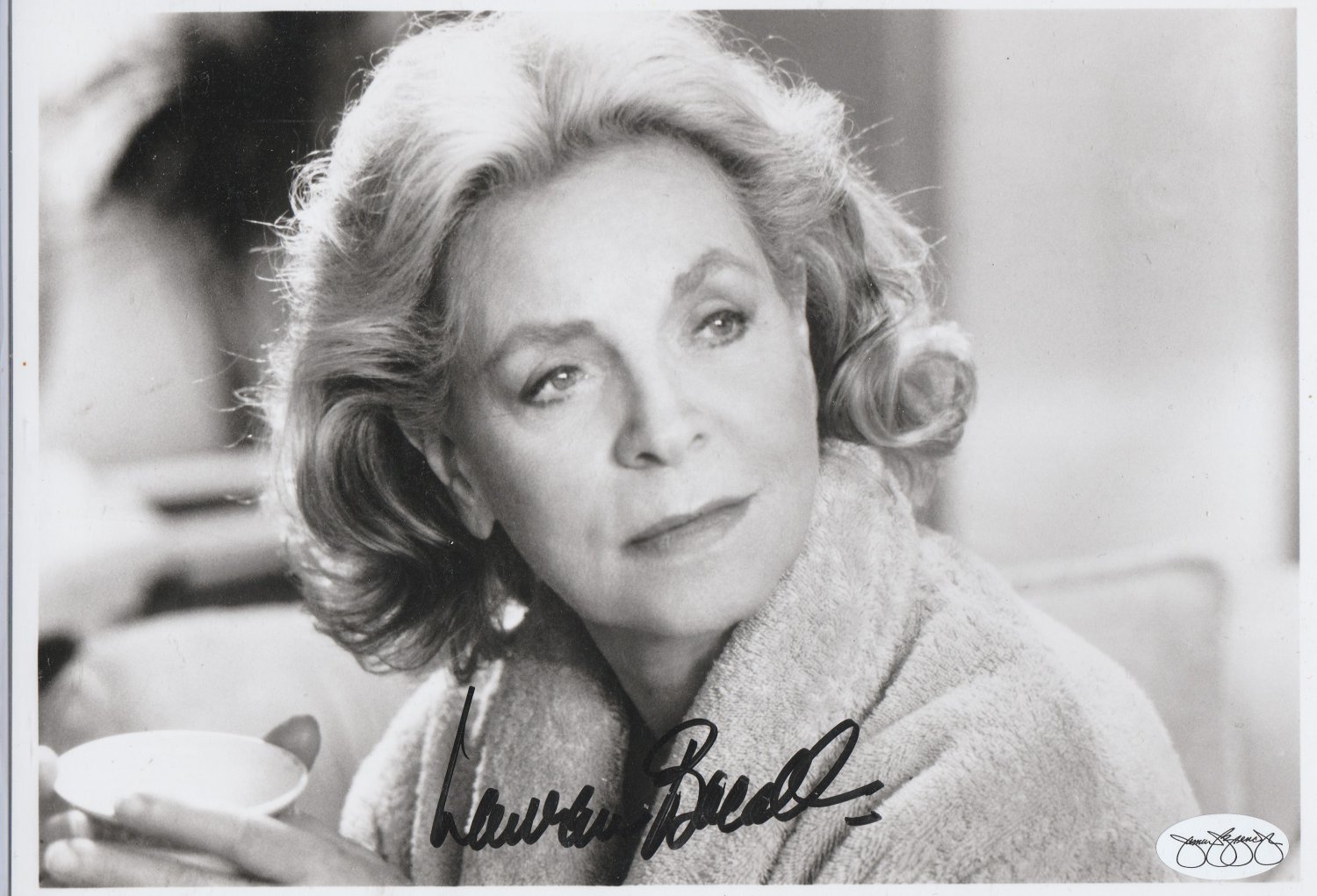 Lauren Bacall JSA autograph