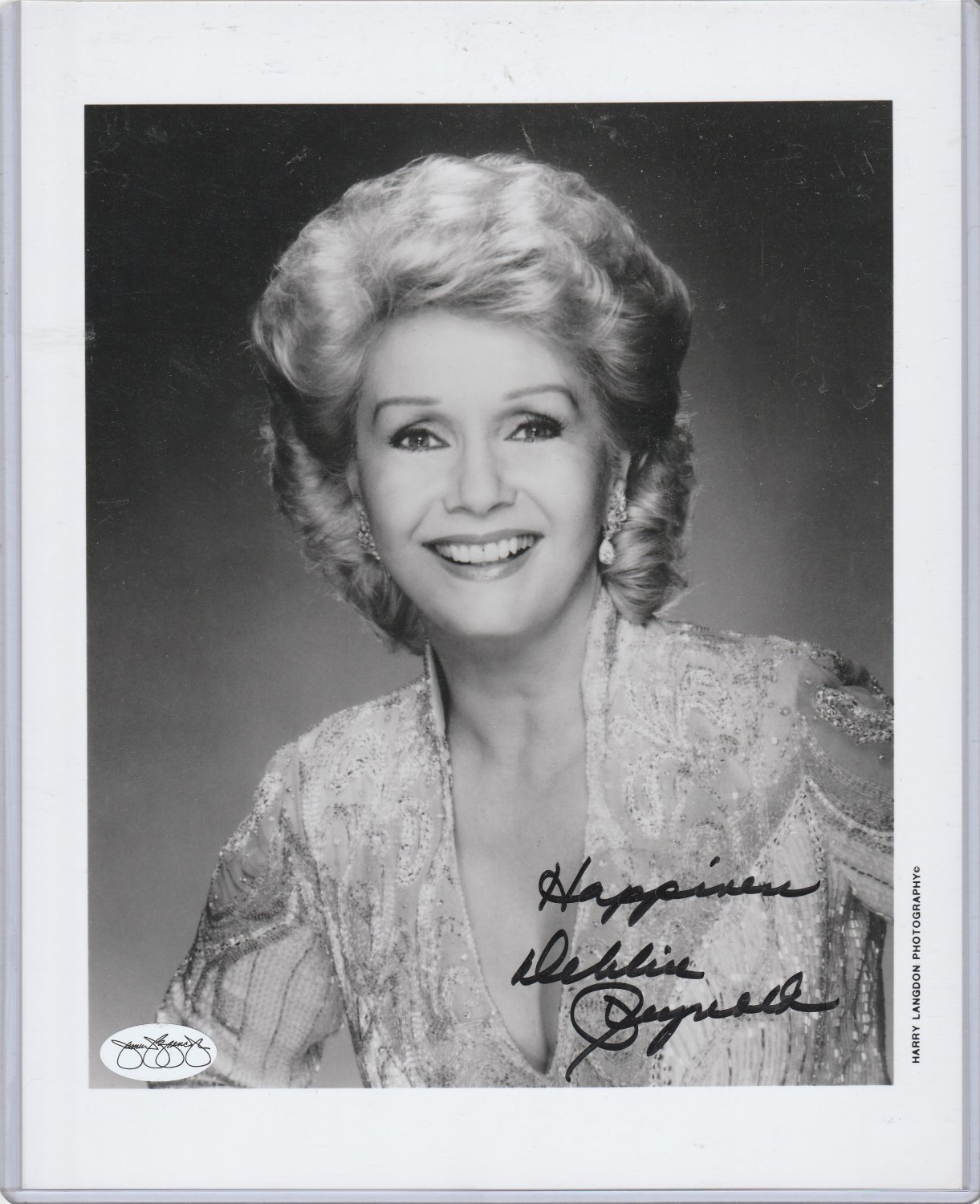 Debbie Reynolds JSA autograph