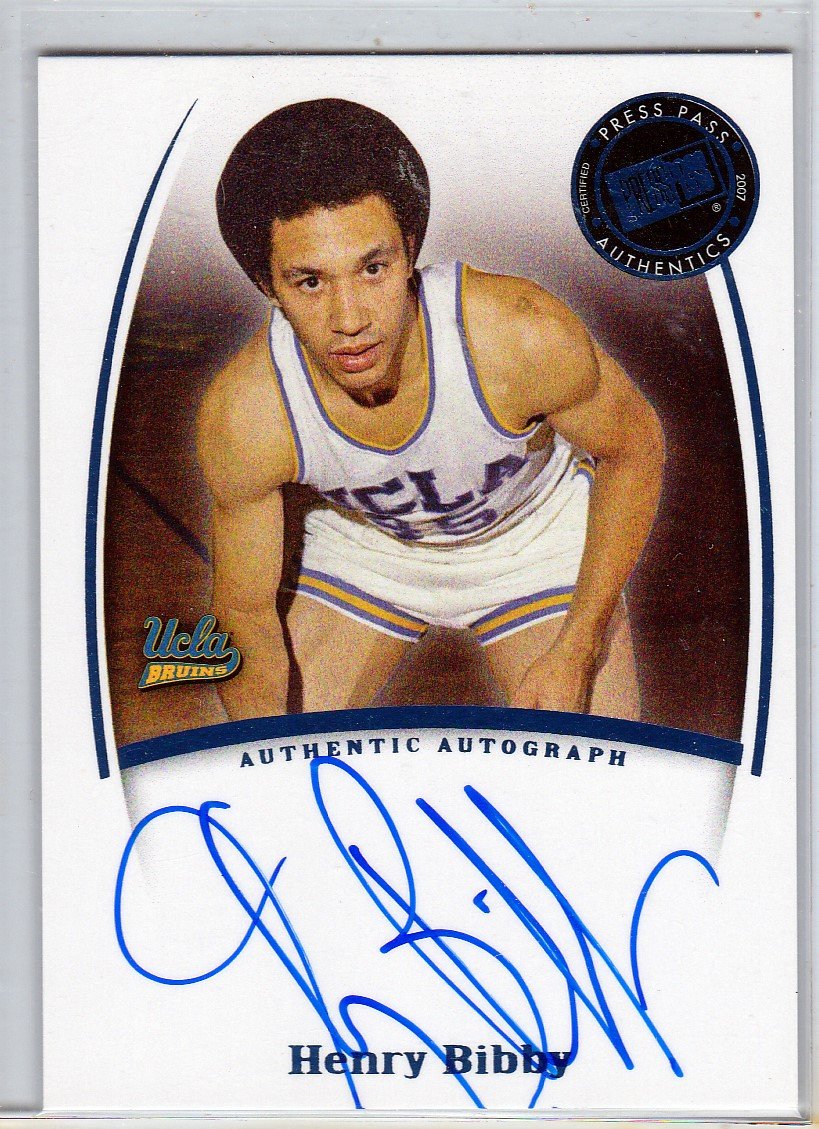 HENRY BIBBY AUTO UCLA Bruins