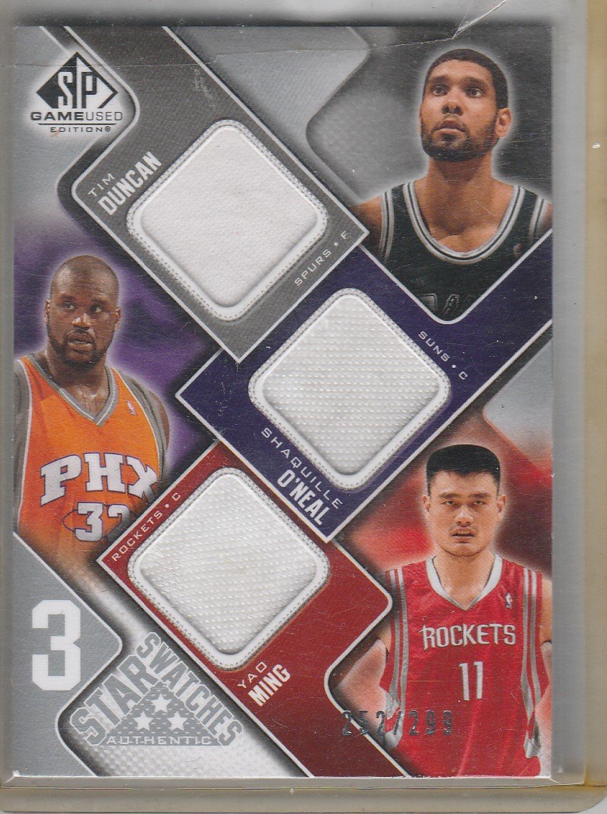 SHAQUILLE O&acirc;��NEAL, YAO MING, Tim Duncan