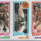 Fred Brown / Larry Bird / Ron Brewer 228 /31 / 198