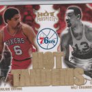 Julius Erving Wilt Chamberlain 76ers HT-14
