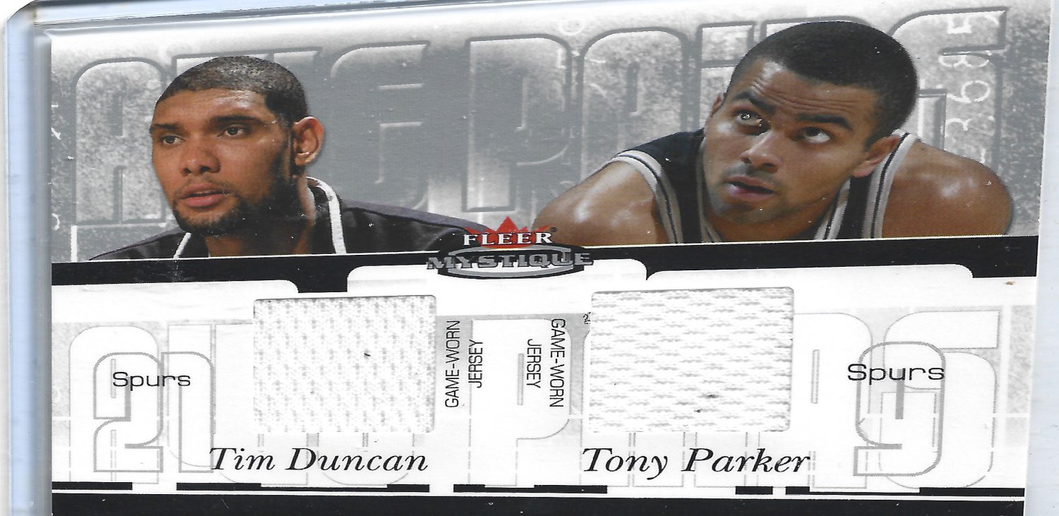 TONY PARKER TIM DUNCAN #AP-TD/TP