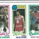 Junior Bridgeman/Julius Erving/Ricky Sobers #137