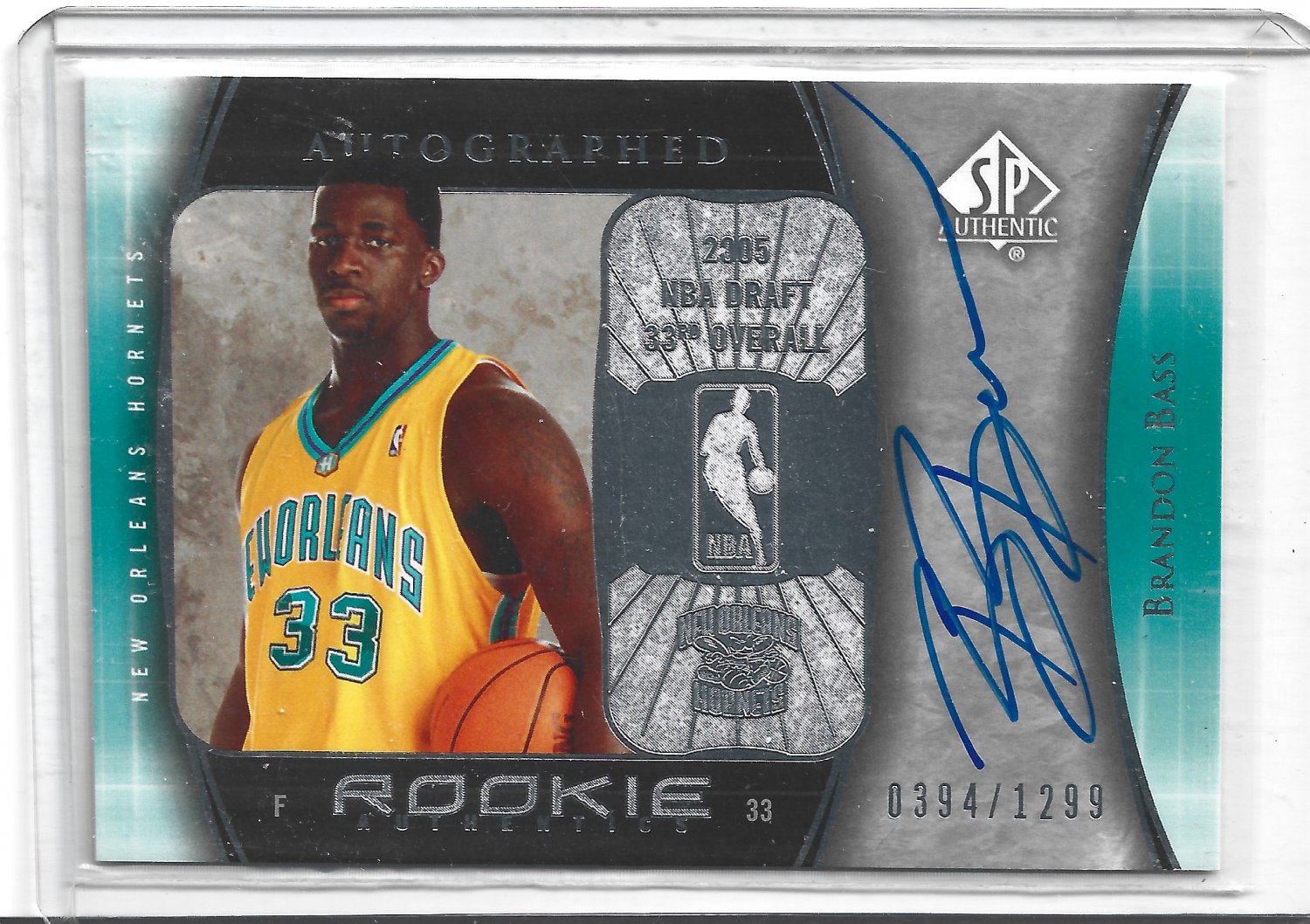 BRANDON BASS RC #99 AUTO