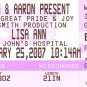 Ticket Style Invitations
