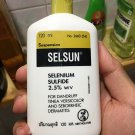 NEW SELSUN Anti-Dandruff Itching Selenium Sulfide 2.5% Shampoo 120ml./4oz Send by USPS.