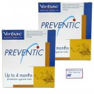 2 X Preventic Virbac Tick Collar 25" Dogs Up to 4 Months Protect + Tracking
