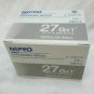 100pcs Nipro Hypodermic Needle 25g 1" 0.5 x 25 mm Thin Wall Box FAST SHIP USPS