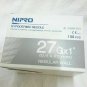 100pcs Nipro Hypodermic Needle 25g 1" 0.5 x 25 mm Thin Wall Box FAST SHIP USPS