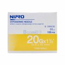 Nipro Hypodermic Needle Wall 20g.x 1.1/5 Sterile Science Lab 0.9x40 mm.