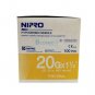 Nipro Hypodermic Needle Wall 20g.x 1.1/5 Sterile Science Lab 0.9x40 mm.