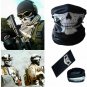5 Ghost Biker Skull Hood Face Mask Motorcycle Ski Balaclava CS Sport Helmet
