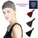 Women Lady Wide Sports Yoga Headband Stretch Hairband Elastic Hair Band Turban