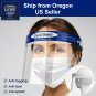 5pcs Safety Face Shield Reusable Washable Protection Cover Face Mask Anti-Splash