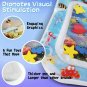 Baby Tummy Time Playmat Inflatable Water Mat Infant Toddler Activity Play Center