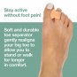 4pc Premium Toe Corrector Bunion Straightener Single Loop Spacer Separators Foot