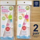 2 Pair Chinese Japanese Kids Children Learning Beginners Training Chopsticks