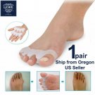 2PC Bunion Corrector Silicone Toe Separator Straightener orthopedic Toes Spacer