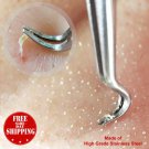 Curved Tweezers Blackhead Remover Pimple Extractor Popper Acne Blemish Comedone