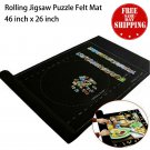 Jigsaw Storage Mat Puzzle Blanket Mat Roll Felt Storage For Up To 1500 Pieces US