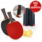 Table Tennis Ping Pong Professional Set 2 Paddles 3 Balls and Organizing Case