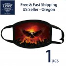 American Flag Bald Eagle Patriotic Reusable Protection Face Mask Cover UNISEX