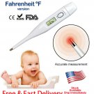 5 pcs Digital Thermometer Adult Baby Kids LCD Fahrenheit Medical Oral Armpit