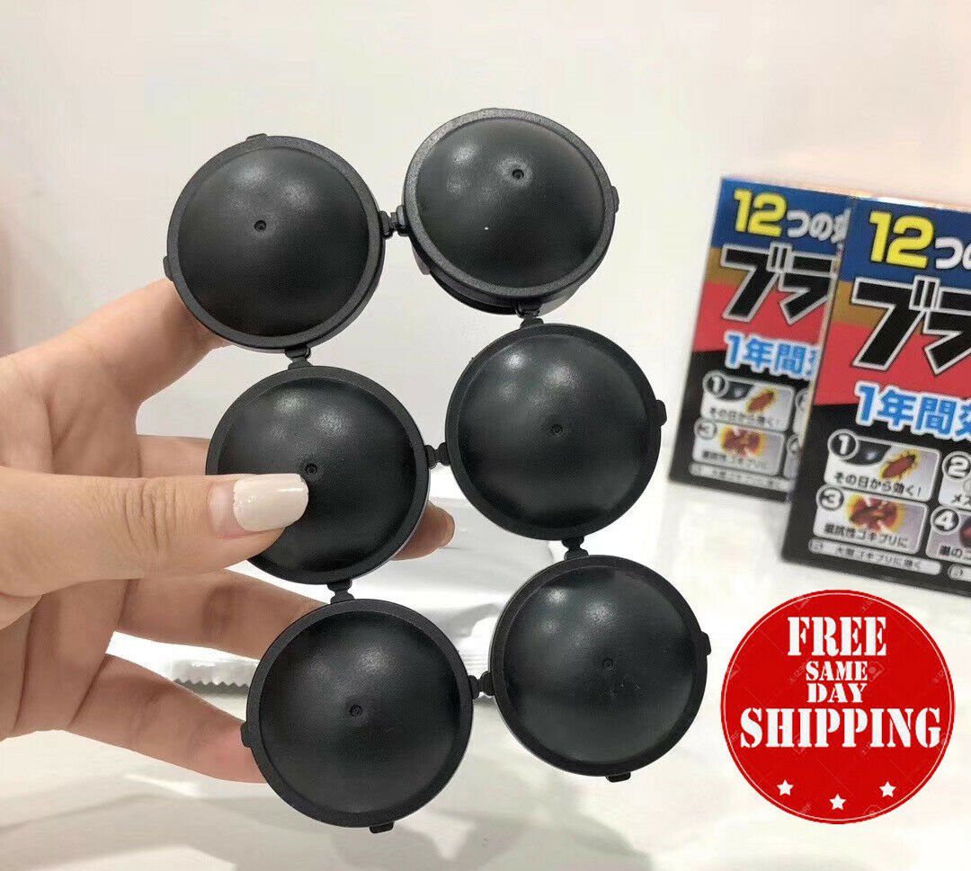 12 PCS Cockroach House, Roach Bait Traps, Roach Glue Traps with Strongly Killer