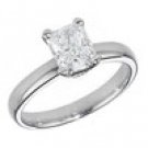 Radiant cut Diamond ring