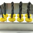 6Pcs Dental Implant Black Titanium Coated Drills Kit External Irrigation Organizer Dentist Tools CE