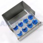 8 Pcs Dental Implant Saw Disk Kit Cutting Rotary tool Latch Type Wheel Discs Set Burs Holders CE