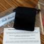COMPLETE SET-Silver Ladybug Cremation Urn with Necklace, Velvet Pouch, Fill Kit