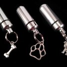 Set of THREE Pet Urns -  Puppy/Bone/Paw  Cremation URN Keepsakes/Necklaces