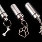Set of THREE Pet Urns -  Puppy/Bone/Paw  Cremation URN Keepsakes/Necklaces